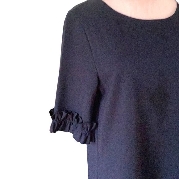 BANANA REPUBLIC NAVY BLUE TOP BLOUSE MEDIUM - Picture 5 of 8